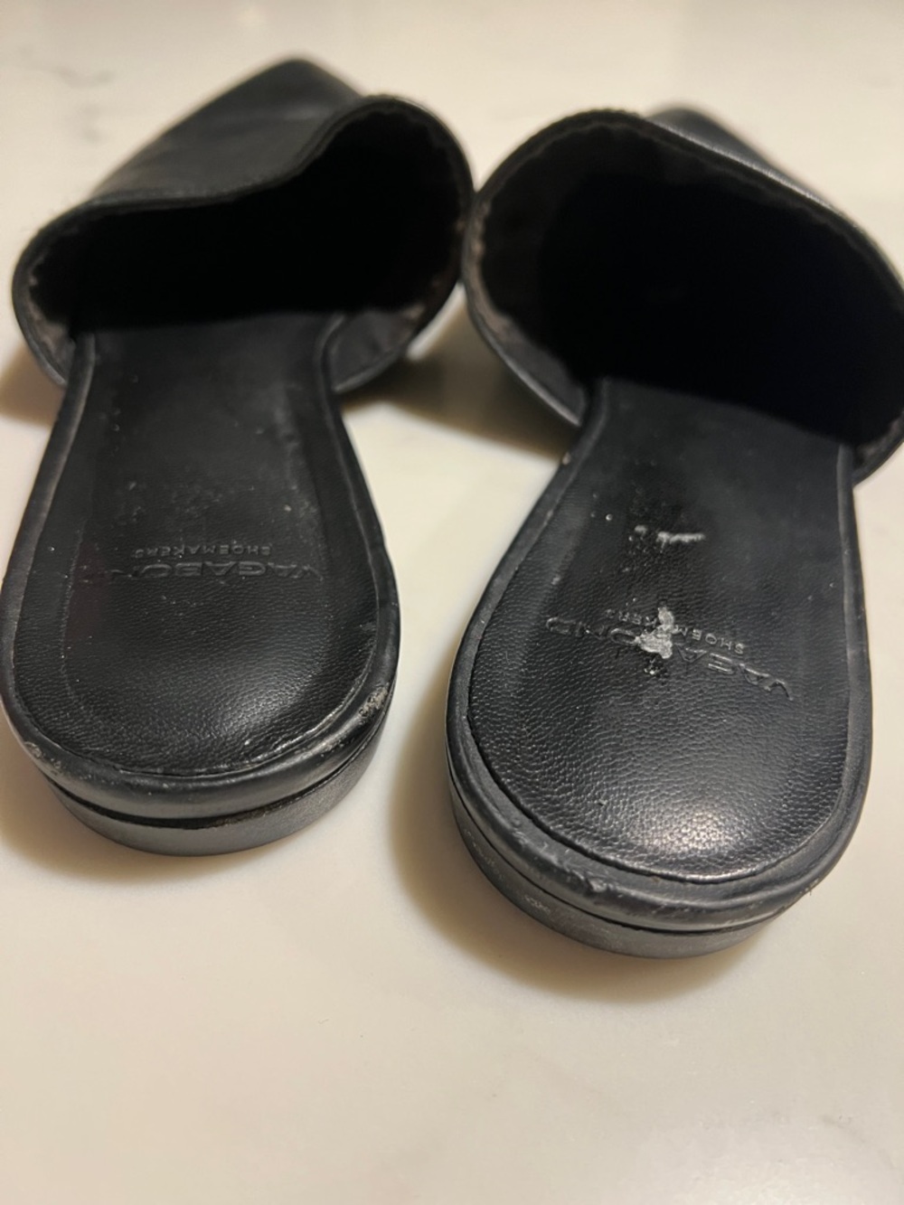 Vagabond Black Mule Slides 38 - Picture 6 of 8